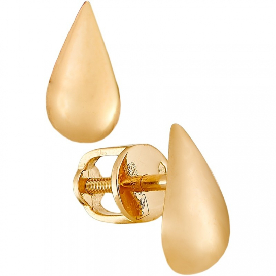 Золотые серьги 585, женские