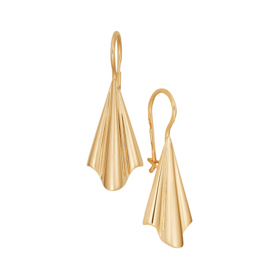 Золотые серьги 585, женские