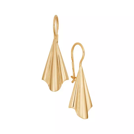 Золотые серьги 585, женские