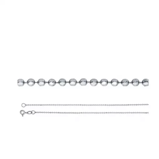 Серебряная цепочка 925 на шею, длина 50 см