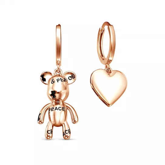 Золотые серьги 585, женские