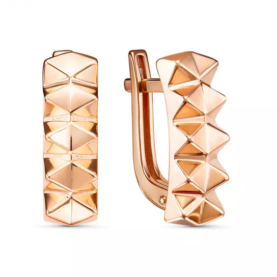 Золотые серьги 585, женские