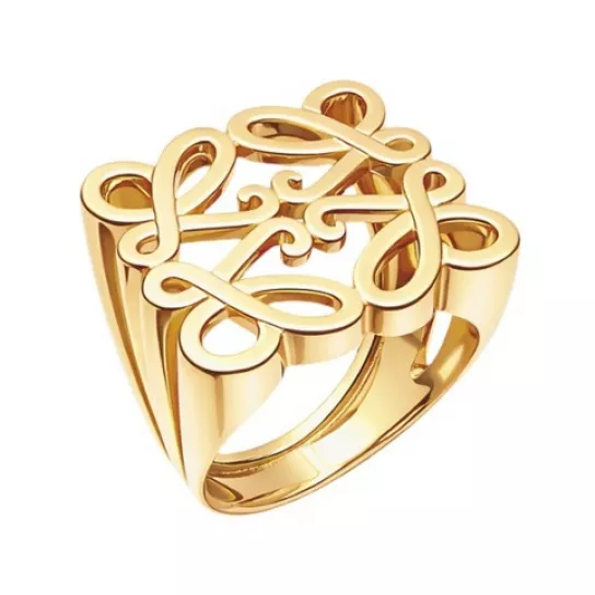 Золотое кольцо 585, женское, размер 18.5