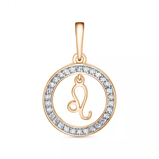 Золотая подвеска 585