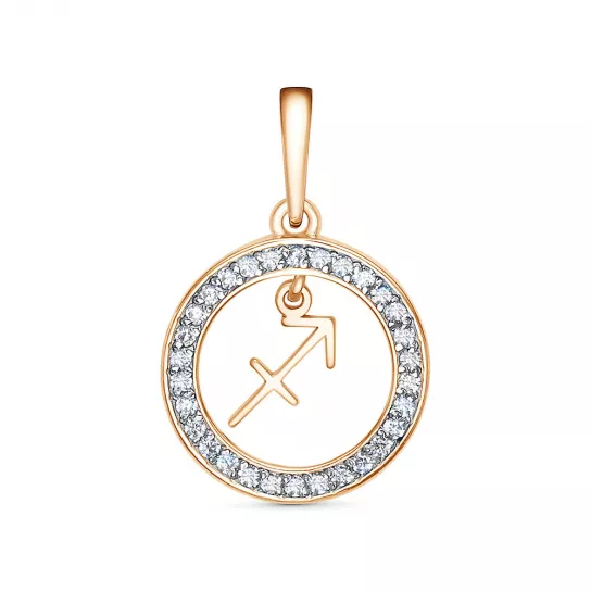 Золотая подвеска 585