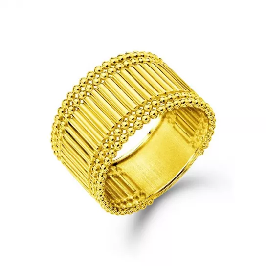 Золотое кольцо 585, женское, размер 17.5