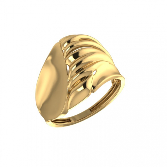 Золотое кольцо 585, женское, размер 20