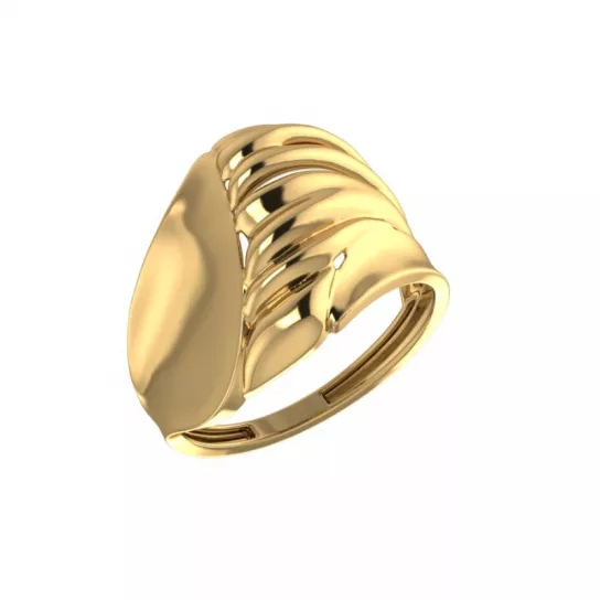 Золотое кольцо 585, женское, размер 20