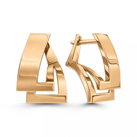 Золотые серьги 585, женские