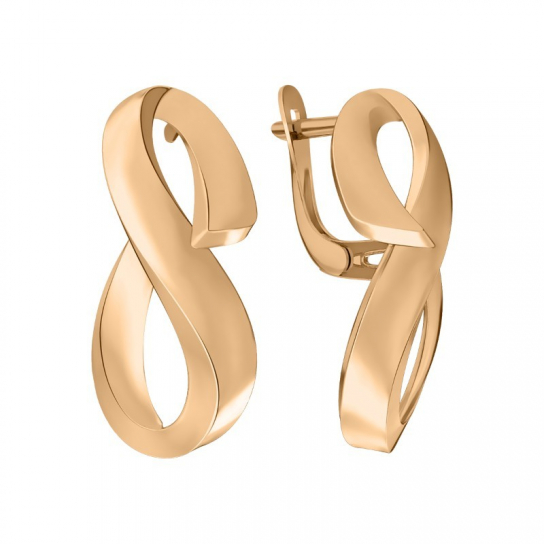 Золотые серьги 585, женские