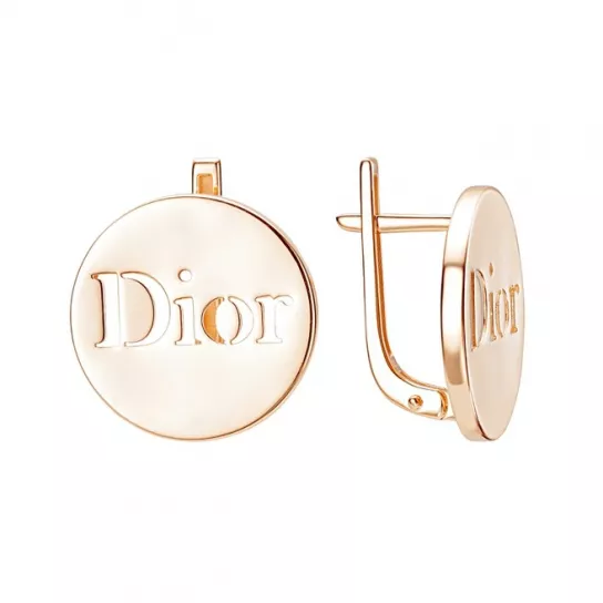 Золотые серьги 585, женские