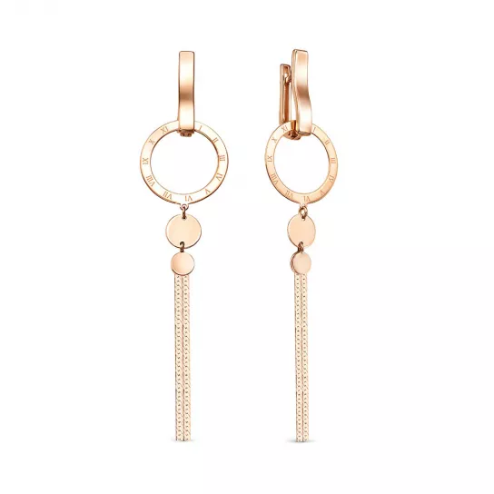 Золотые серьги 585, женские