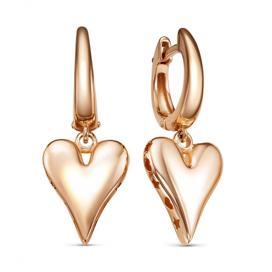 Золотые серьги 585, женские