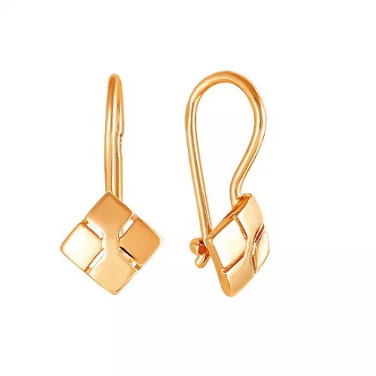 Серьги детские из золота