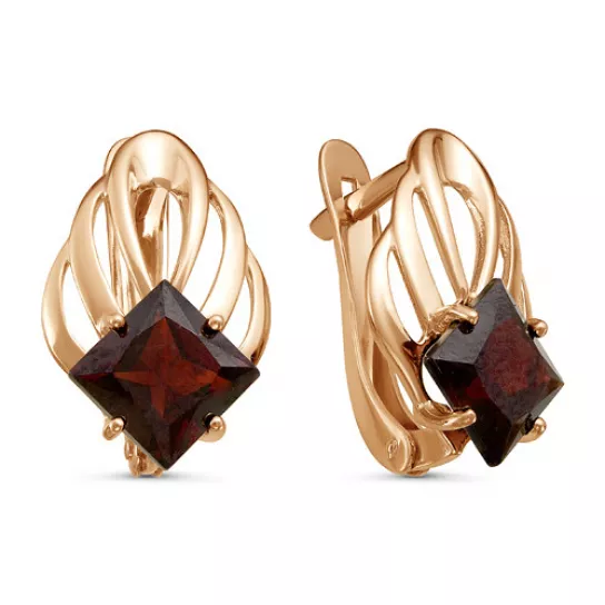 Золотые серьги 585, женские