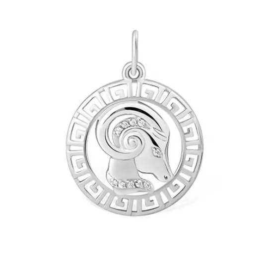 Серебряная подвеска 925, с фианитом