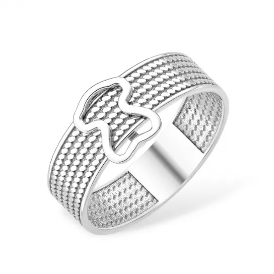 Серебряное кольцо 925, женское, размер 19.5