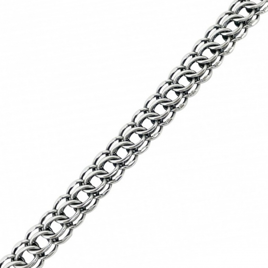 Серебряный браслет 925, длина 21 см