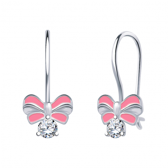 Серьги детские из серебра