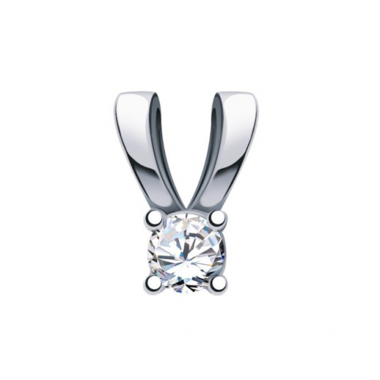 Серебряная подвеска 925, женская