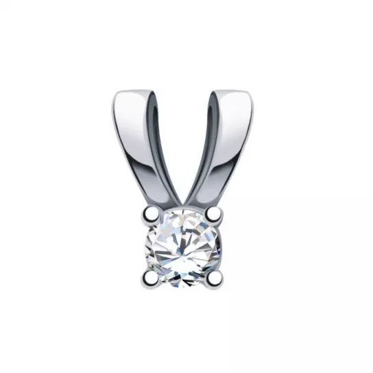 Серебряная подвеска 925, женская