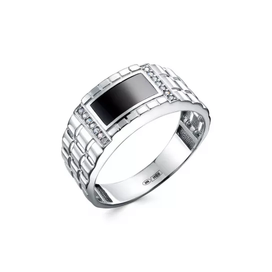 Серебряное кольцо 925, мужское, размер 19.5