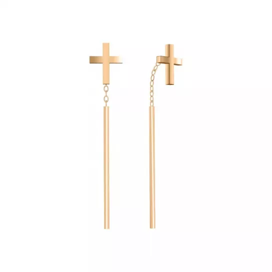 Золотые серьги 585, женские