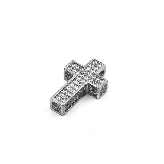 Серебряная подвеска 925, женская, с цирконом