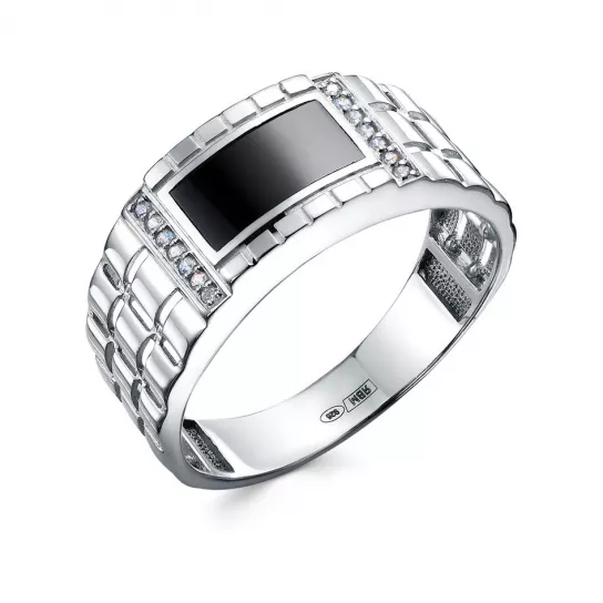 Серебряное кольцо 925, мужское, размер 19.5