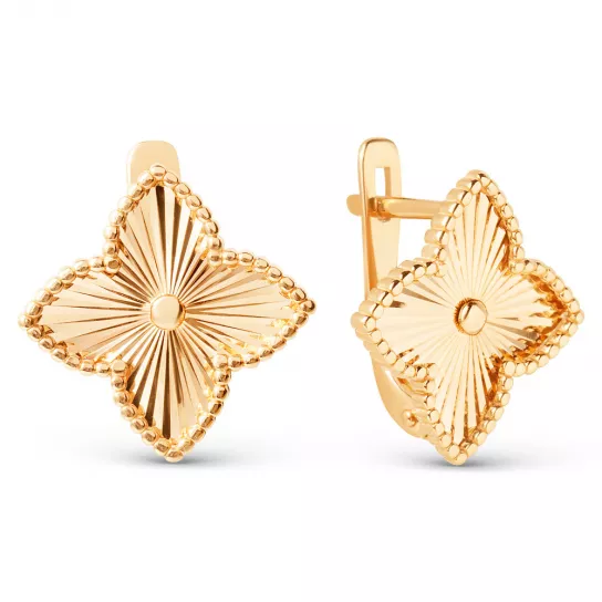 Золотые серьги 585, женские