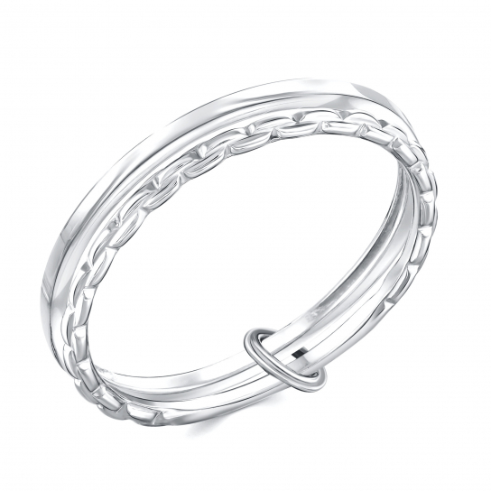 Серебряное кольцо 925, женское, размер 16