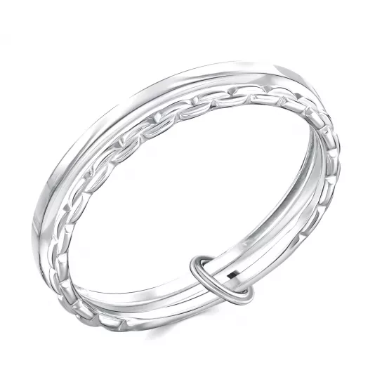 Серебряное кольцо 925, женское, размер 16
