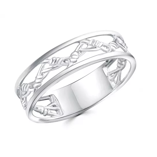 Серебряное кольцо 925, женское, размер 18