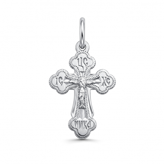 Серебряный крестик 925 нательный, на шею
