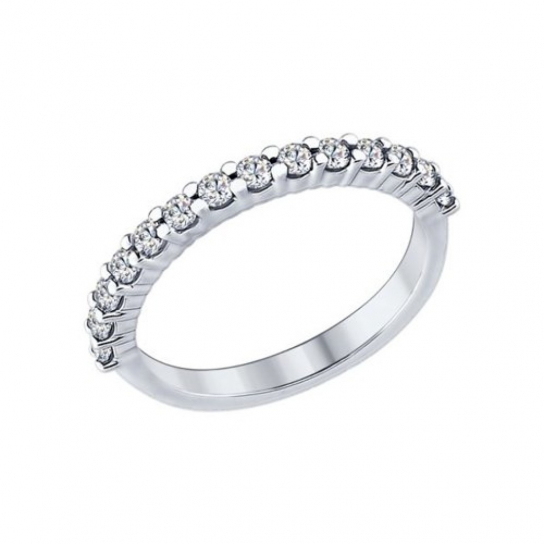 Серебряное кольцо 925, женское, размер 19