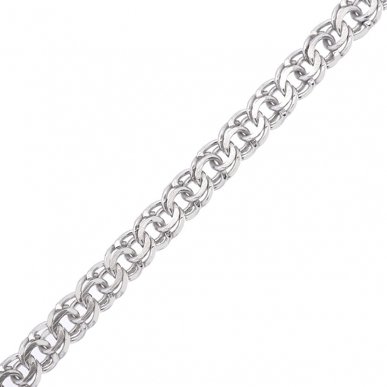 Серебряная цепочка 925 на шею, длина 50 см