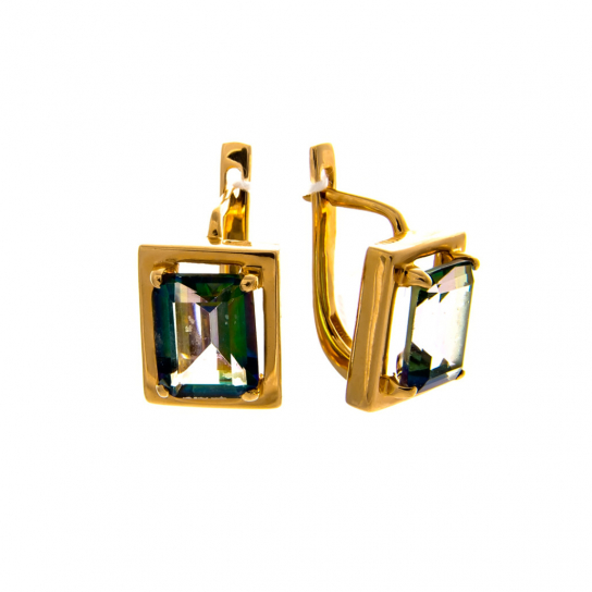 Золотые серьги 585, женские