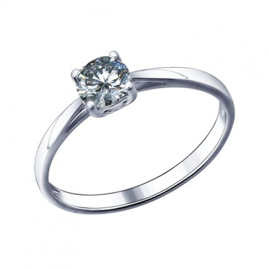 Серебряное кольцо 925, женское, размер 15