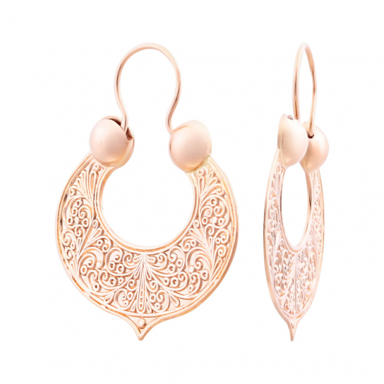 Золотые серьги 585, женские