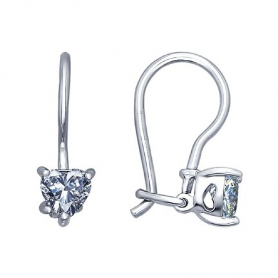 Серьги детские из серебра