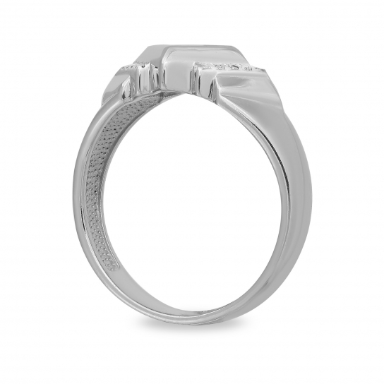 Серебряное кольцо 925, женское, с эмалью, размер 21