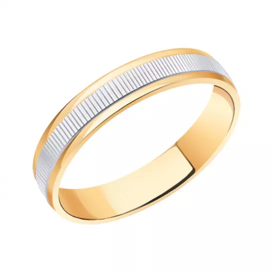 Кольцо обручальное из золота