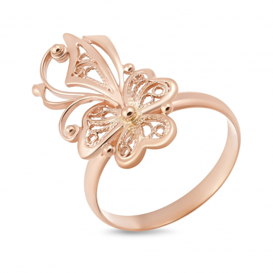 Золотое кольцо 585, женское, размер 18