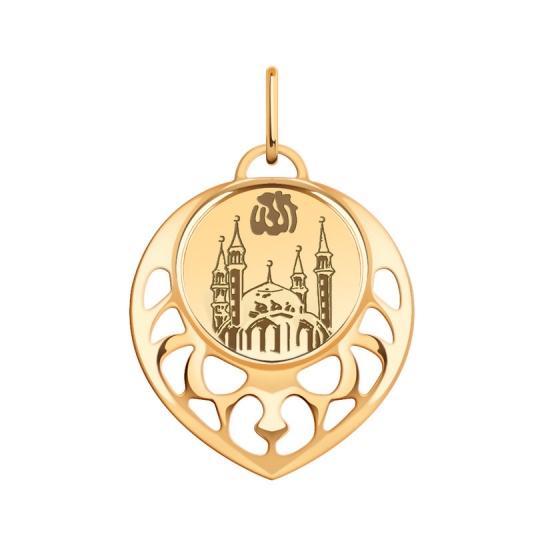 Золотая подвеска 585