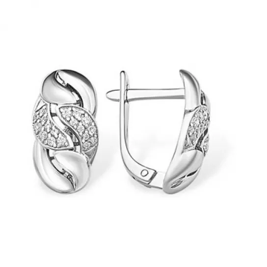 Серьги из серебра