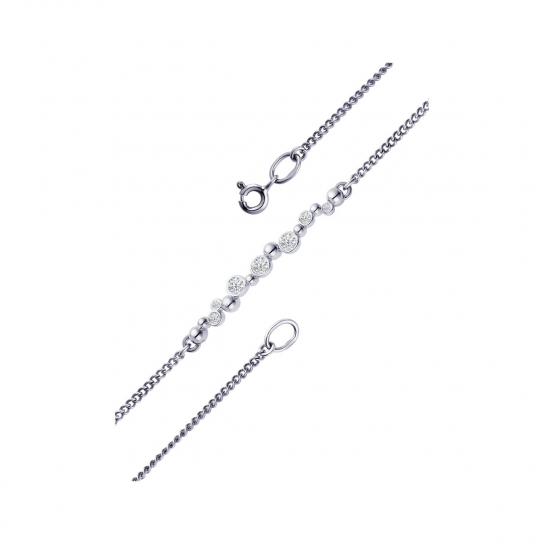 Золотой браслет 585, длина 18 см